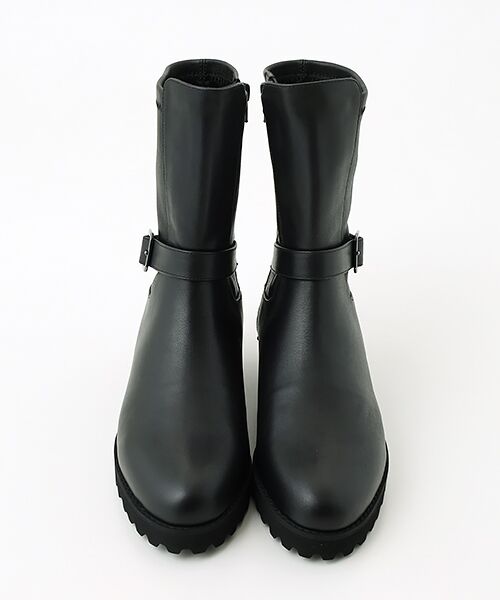 BARCLAY / バークレー ブーツ（ショート丈） | エンジニアストレッチレザーショートブーツ | 詳細1