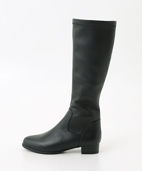 BARCLAY / バークレー ブーツ（ロング丈） | ストレッチレザーロングブーツ | 詳細2