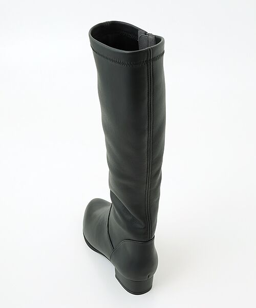 BARCLAY / バークレー ブーツ（ロング丈） | ストレッチレザーロングブーツ | 詳細4