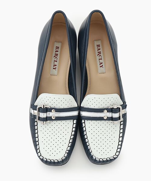 BARCLAY / バークレー ビジネス・ドレスシューズ | パンチングモカシンパンプス | 詳細4