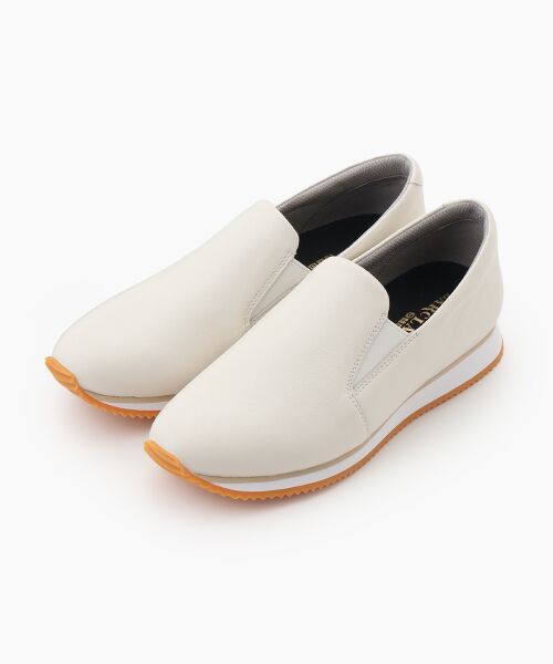 BARCLAY / バークレー スニーカー | ボロネーゼ製法スリッポンスニーカー（ホワイト）