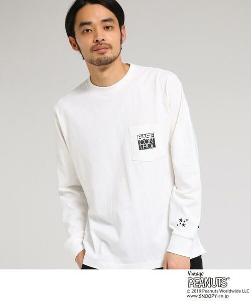 セール Web限定 ピーナッツ 別注 Joecool スヌーピー サーフ バックプリント Tシャツ カットソー Base Station ベースステーション ファッション通販 タカシマヤファッションスクエア