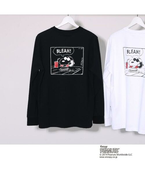 セール ピーナッツ Peanuts 別注 スヌーピー バックプリント 長袖 Tシャツ カットソー Base Station ベースステーション ファッション通販 タカシマヤファッションスクエア