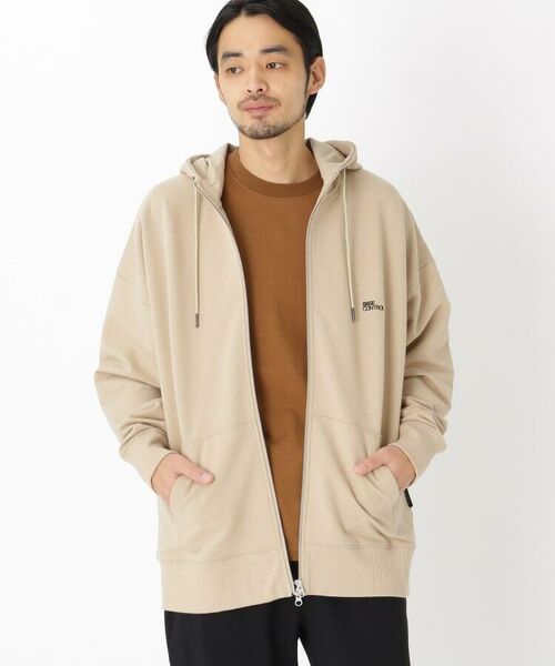 セール 二段 ロゴ ビッグサイズ ロング ジップパーカー パーカー Base Station ベースステーション ファッション通販 タカシマヤファッションスクエア