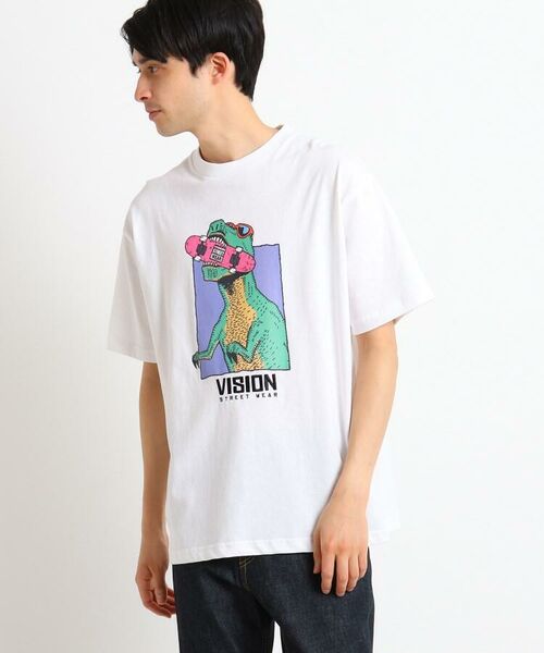 セール Vision Street Wear 恐竜イラストプリントtシャツ その他トップス Base Station ベースステーション ファッション通販 タカシマヤファッションスクエア