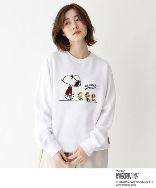 セール ピーナッツ Peanuts別注 スヌーピー スウェットクルーネック パーカー Base Station ベースステーション ファッション通販 タカシマヤファッションスクエア