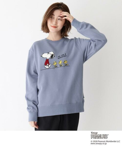セール ピーナッツ Peanuts別注 スヌーピー スウェットクルーネック パーカー Base Station ベースステーション ファッション通販 タカシマヤファッションスクエア