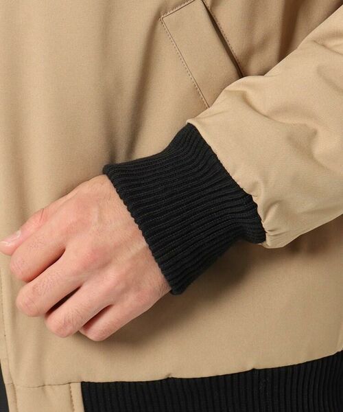 セール 中綿 Ma 1 防風ストレッチ Ma 1風 ショートリブブルゾン レザーブルゾン ジャケット Base Station ベースステーション ファッション通販 タカシマヤファッションスクエア