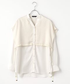 B DONNA / ビドンナ その他トップス | 【日本製】ヨークデザインブラウス