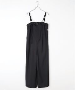 B DONNA / ビドンナ サロペット・オールインワン | 【日本製】【ストレッチ素材】　キャミワイドサロペット