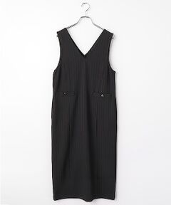 B DONNA / ビドンナ ロング・マキシ丈ワンピース | Worsfil 2way Stripe　ワンピース
