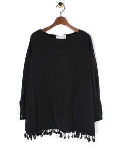 BEARDSLEY / ビアズリー シャツ・ブラウス | 裾フリンジブラウス