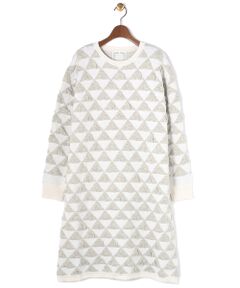 BEARDSLEY / ビアズリー ニット・セーター | 【NORDIC COLOR】幾何ジャカードニットワンピース
