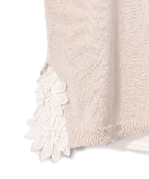 BEARDSLEY / ビアズリー ニット・セーター | 裾花モチーフニット | 詳細4