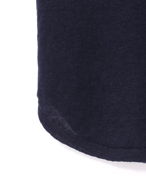 BEARDSLEY / ビアズリー ニット・セーター | リネン裾ラウンドニット | 詳細4