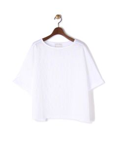 BEARDSLEY / ビアズリー カットソー | 花刺繍半袖Tシャツ