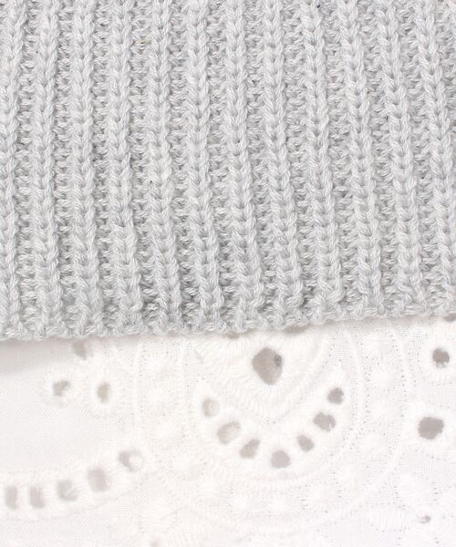 BEARDSLEY / ビアズリー ニット・セーター | 裾刺繍インナーニット | 詳細5