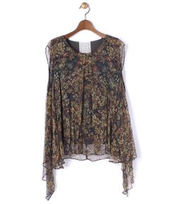 BEARDSLEY / ビアズリー シャツ・ブラウス | シルクプリントレイヤーブラウス