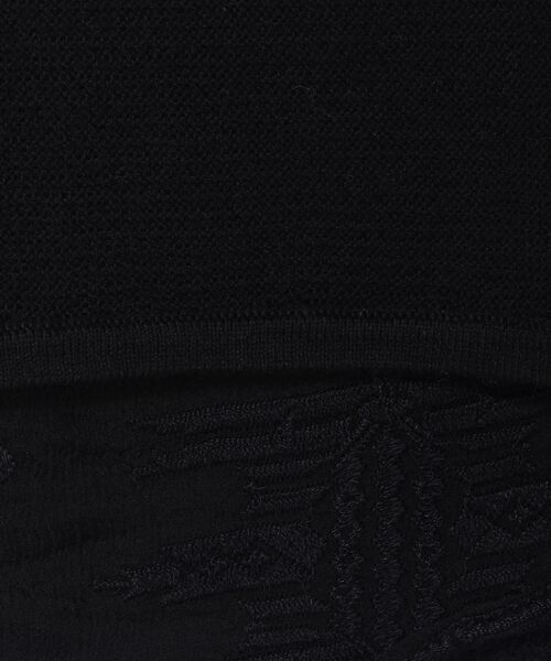 BEARDSLEY / ビアズリー ニット・セーター | シルク刺繍コンビニット | 詳細7