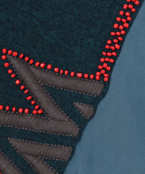BEARDSLEY / ビアズリー ニット・セーター | 裾刺繍×ビーズチュニックニット | 詳細7