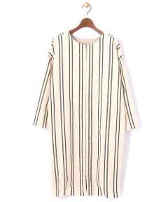 BEARDSLEY / ビアズリー ミニ丈・ひざ丈ワンピース | ストライプはおりワンピース