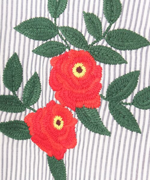 BEARDSLEY / ビアズリー シャツ・ブラウス | バラ刺繍ブラウス | 詳細8