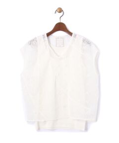 BEARDSLEY / ビアズリー シャツ・ブラウス | 刺繍コンビプルオーバー