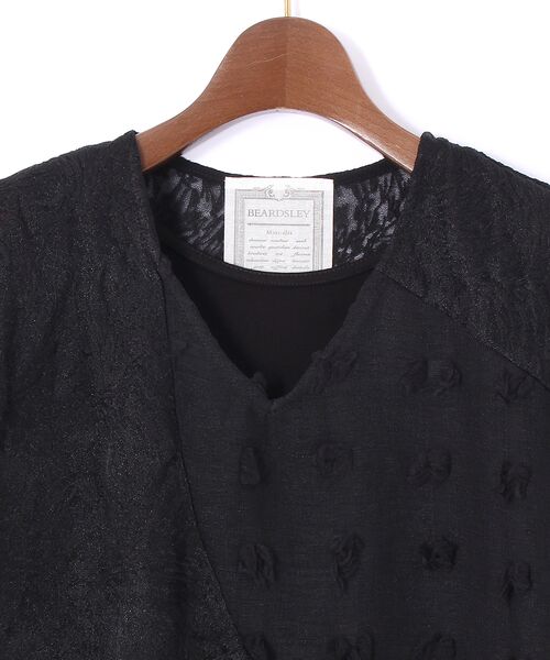 BEARDSLEY / ビアズリー シャツ・ブラウス | 刺繍コンビプルオーバー | 詳細4