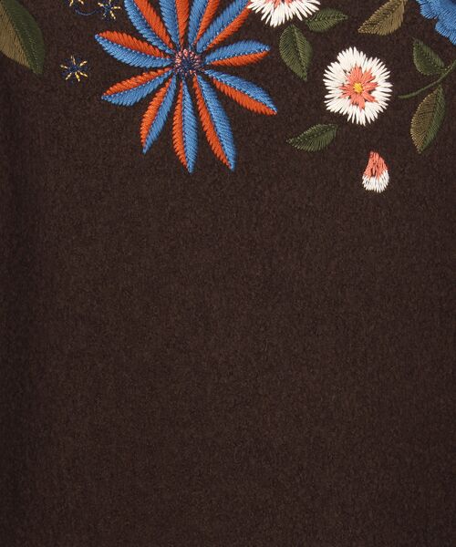 BEARDSLEY / ビアズリー カットソー | 襟ぐり花刺繍カットソー | 詳細8