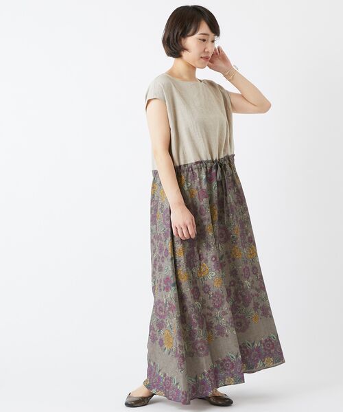 花柄ロングワンピース ミニ丈 ひざ丈ワンピース Beardsley ビアズリー ファッション通販 タカシマヤファッションスクエア