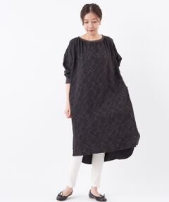 BEARDSLEY / ビアズリー ロング・マキシ丈ワンピース | 製品染めジャカードワンピース