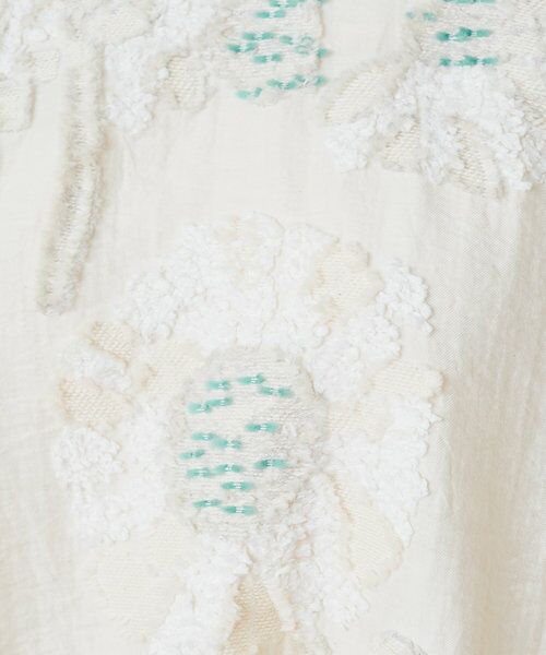 BEARDSLEY / ビアズリー シャツ・ブラウス | 《桐生のジャガード刺繍を使用》花ジャガードブラウス | 詳細5