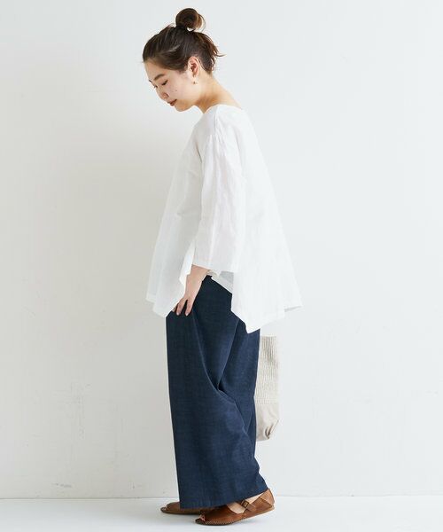 BEARDSLEY / ビアズリー シャツ・ブラウス | フラワーハンドステッチブラウス | 詳細10