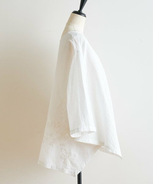 BEARDSLEY / ビアズリー シャツ・ブラウス | フラワーハンドステッチブラウス | 詳細2