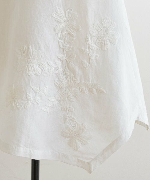 BEARDSLEY / ビアズリー シャツ・ブラウス | フラワーハンドステッチブラウス | 詳細5