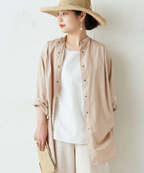 製品染めロングシャツ シャツ ブラウス Beardsley ビアズリー ファッション通販 タカシマヤファッションスクエア