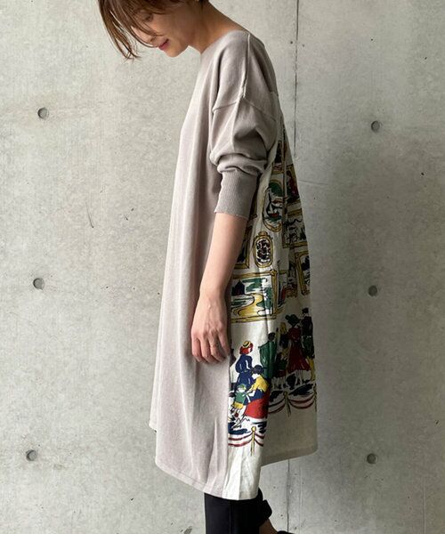 ミュージアムプリントニットワンピース ニット セーター Beardsley ビアズリー ファッション通販 タカシマヤファッションスクエア