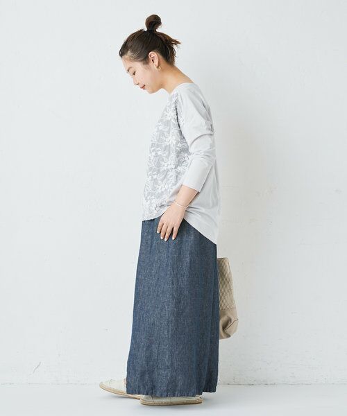 セール リネンデニムサルエルパンツ その他パンツ Beardsley ビアズリー ファッション通販 タカシマヤファッションスクエア