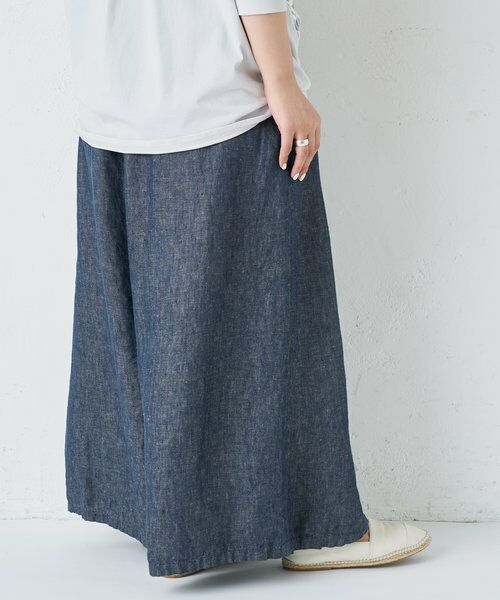 リネンデニムサルエルパンツ その他パンツ Beardsley ビアズリー ファッション通販 タカシマヤファッションスクエア