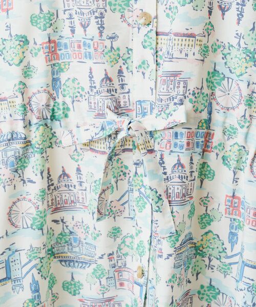 風景イラストプリントワンピース ロング マキシ丈ワンピース Beardsley ビアズリー ファッション通販 タカシマヤファッションスクエア