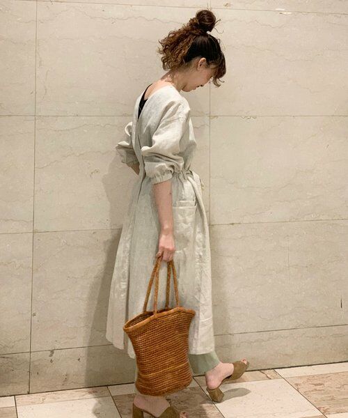 こんなの欲しかった 家事服 リネン３wayワンピース ミニ丈 ひざ丈ワンピース Beardsley ビアズリー ファッション通販 タカシマヤファッションスクエア