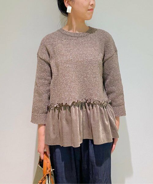 セール 裾フリルニット ニット セーター Beardsley ビアズリー ファッション通販 タカシマヤファッションスクエア