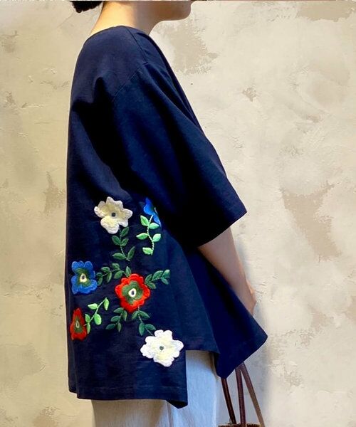 裾花刺繍ブラウス シャツ ブラウス Beardsley ビアズリー ファッション通販 タカシマヤファッションスクエア