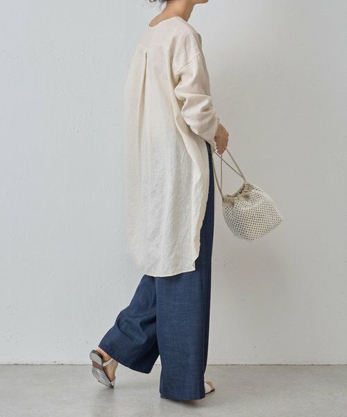 セール】 前結びリネンチュニックブラウス （シャツ・ブラウス）｜BEARDSLEY ビアズリー ファッション通販 タカシマヤファッションスクエア