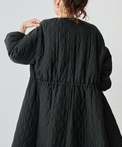 BEARDSLEY(ビアズリー)  バルーン袖キルトコート ブラック FREEカラーブラック