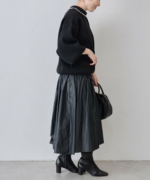 BEARDSLEY / ビアズリー ロング・マキシ丈スカート | タフタギャザースカート | 詳細25