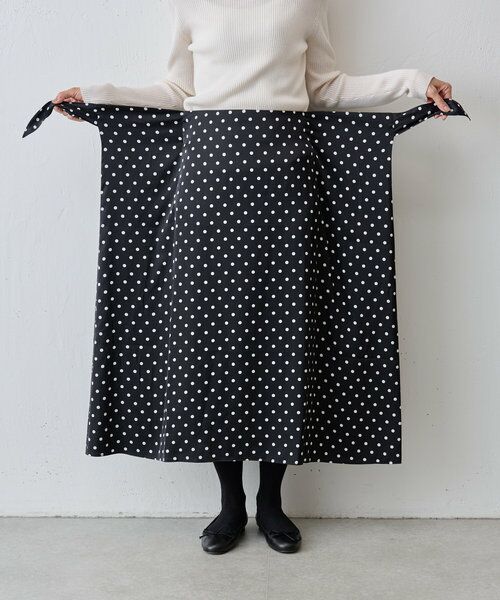 BEARDSLEY / ビアズリー ロング・マキシ丈スカート | ドットラップ風スカート | 詳細12