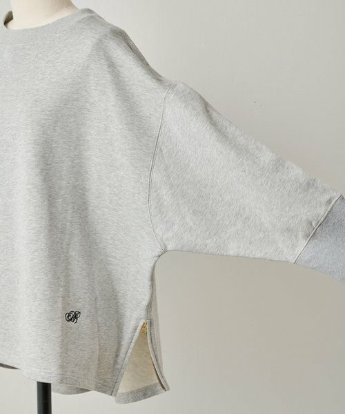 完売品‼️ 【ビアズリー 】✤ BA刺繍入りドルマントレーナー　グレー セール】BA刺繍入りドルマントレーナー（Tシャツ/カットソー