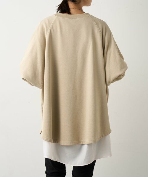 BA刺繍入りドルマントレーナー （カットソー）｜BEARDSLEY