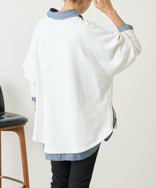 BEARDSLEY / ビアズリー カットソー | BA刺繍入りドルマントレーナー | 詳細2